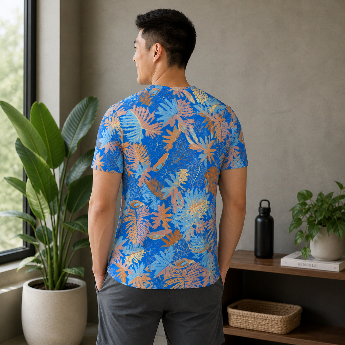 Thaumatophyllum bipinnatifidum – Men’s Athletic T-Shirt
