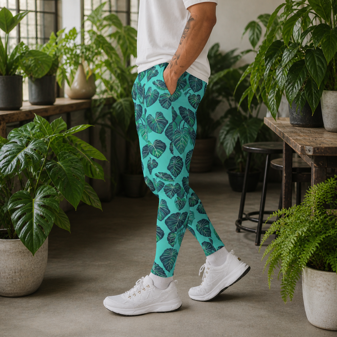 Philodendron gloriosum - Men's Athletic Leggings