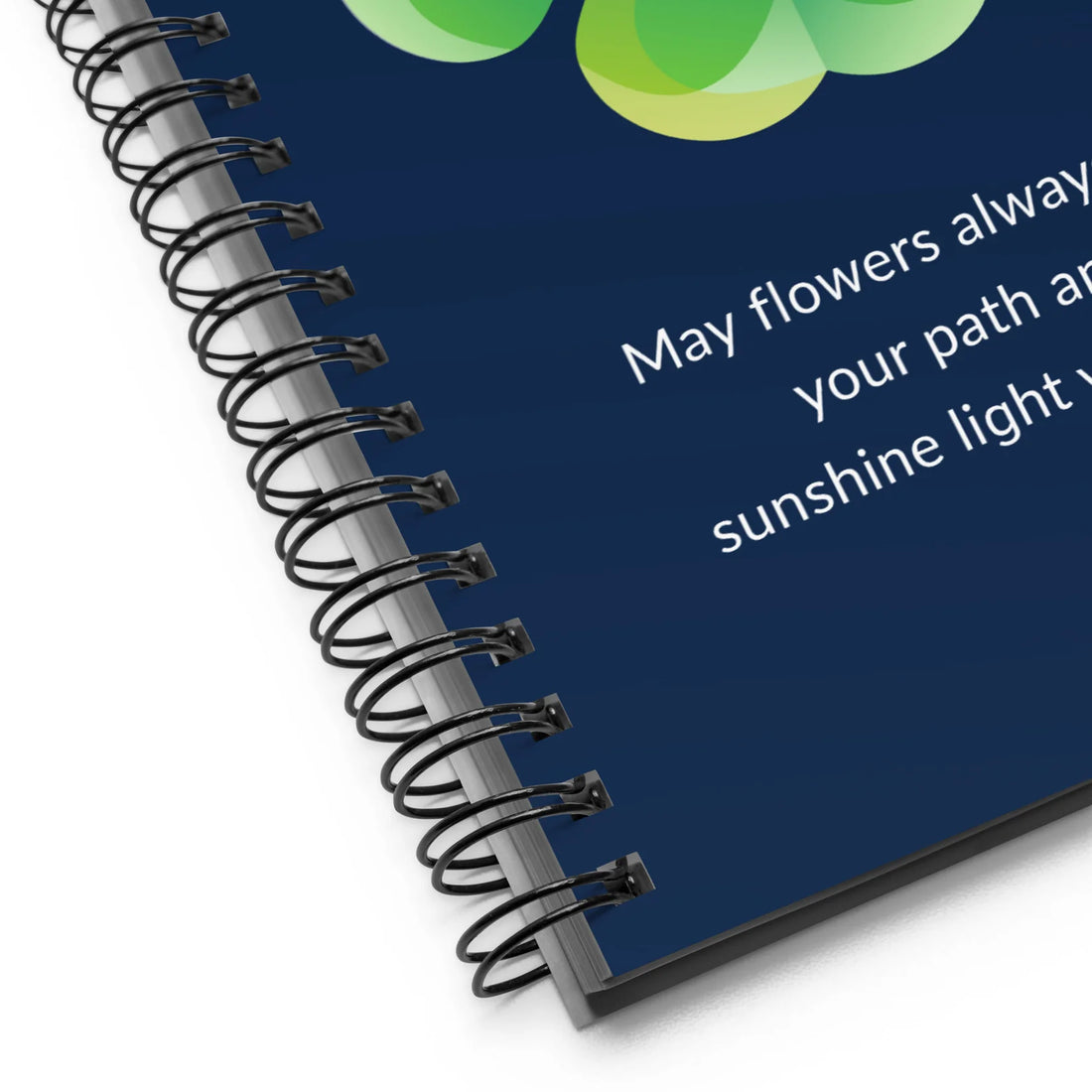 Irish Clover - Spiral notebook