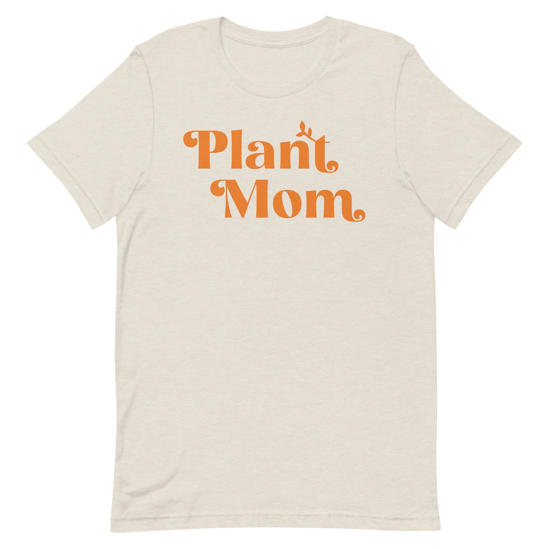 Plant Mom - Women's Cotton t-shirt (orange)