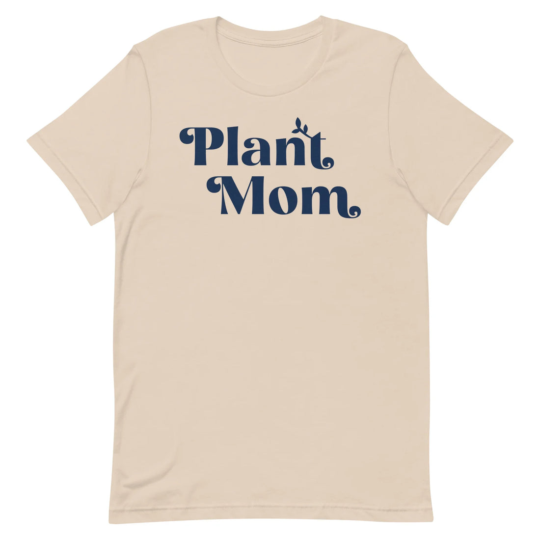 Plant Mom - Women's Cotton t-shirt (navy)